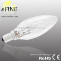 C35 halogen bulb E14 clear candle light 18W 28W 42W 2000h CE ROHS warm white